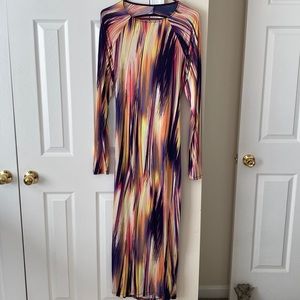 Body Addictive Multi Color Midi Dress